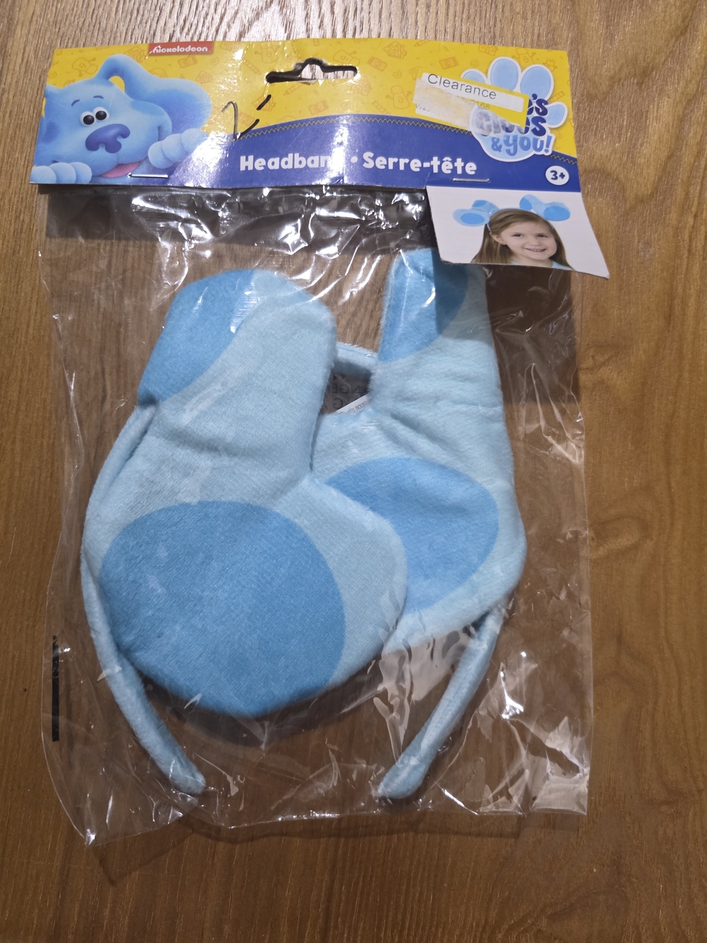 Nickelodeon Blue's Clues Light Blue Kids Headband with Ears